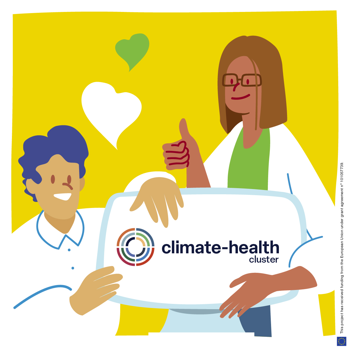 Climate-Health Cluster website release art